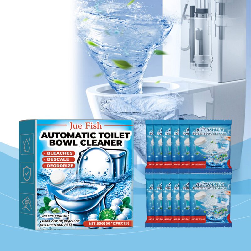 Automatic Toilet Cleaner Effervescent Tablets: Long-Lasting Deodorizing, Safe Cleaning - Image 2