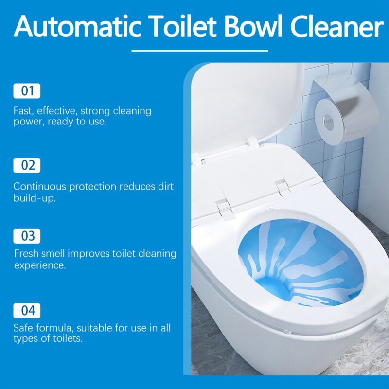 Automatic Toilet Cleaner Effervescent Tablets: Long-Lasting Deodorizing, Safe Cleaning - Image 3