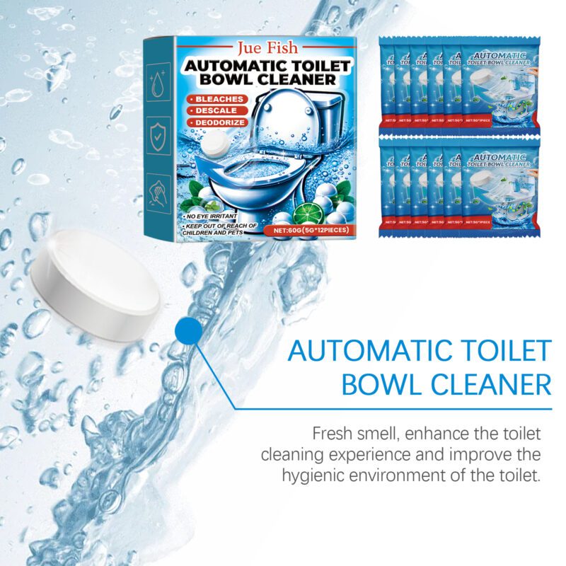Automatic Toilet Cleaner Effervescent Tablets: Long-Lasting Deodorizing, Safe Cleaning - Image 4