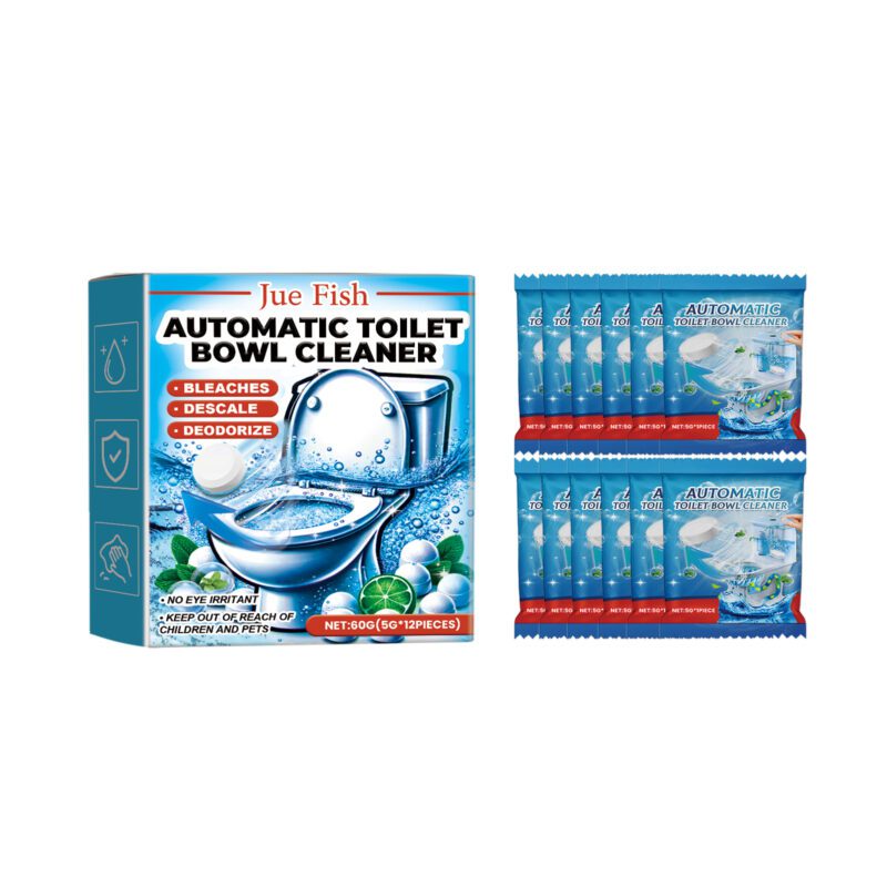 Automatic Toilet Cleaner Effervescent Tablets: Long-Lasting Deodorizing, Safe Cleaning