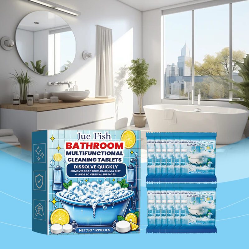 Bathroom Cleaner Effervescent Tablets: Surface-Safe, Long-Lasting, Multi-Purpose - Image 2