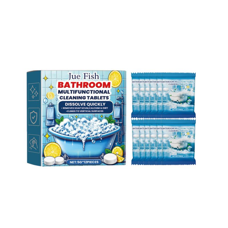 Bathroom Cleaner Effervescent Tablets: Surface-Safe, Long-Lasting, Multi-Purpose