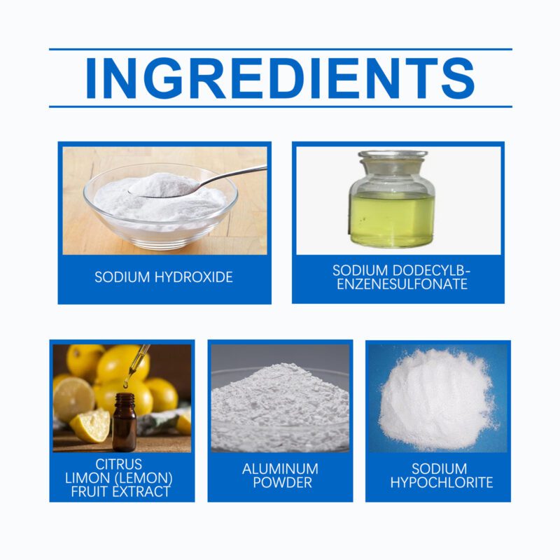Bathroom Pipe Unblocking Powder - Quick-Dissolving, Safe Drain Cleaner for Household Clogs - Image 5