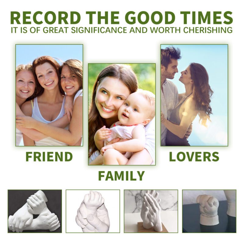 DIY Hand Casting Kit - Safe Household Craft for Preserving Family Memories - Image 3