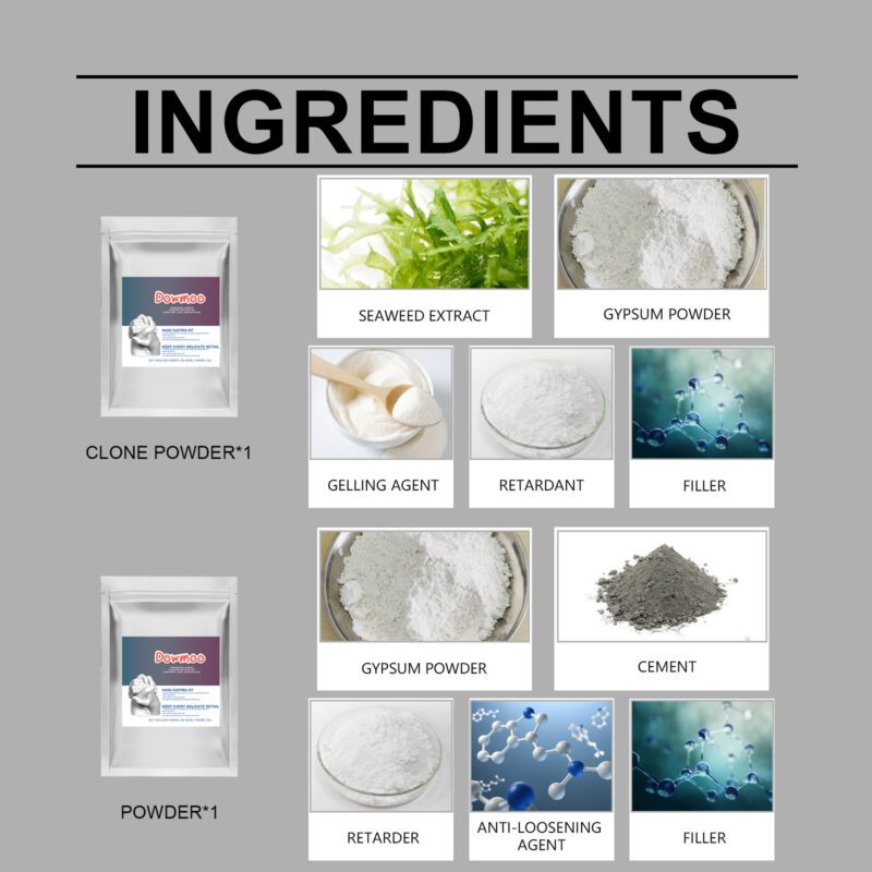 DIY Hand Model Powder Set: Household Craft Kit for Lifelike 3D Keepsakes - Image 5