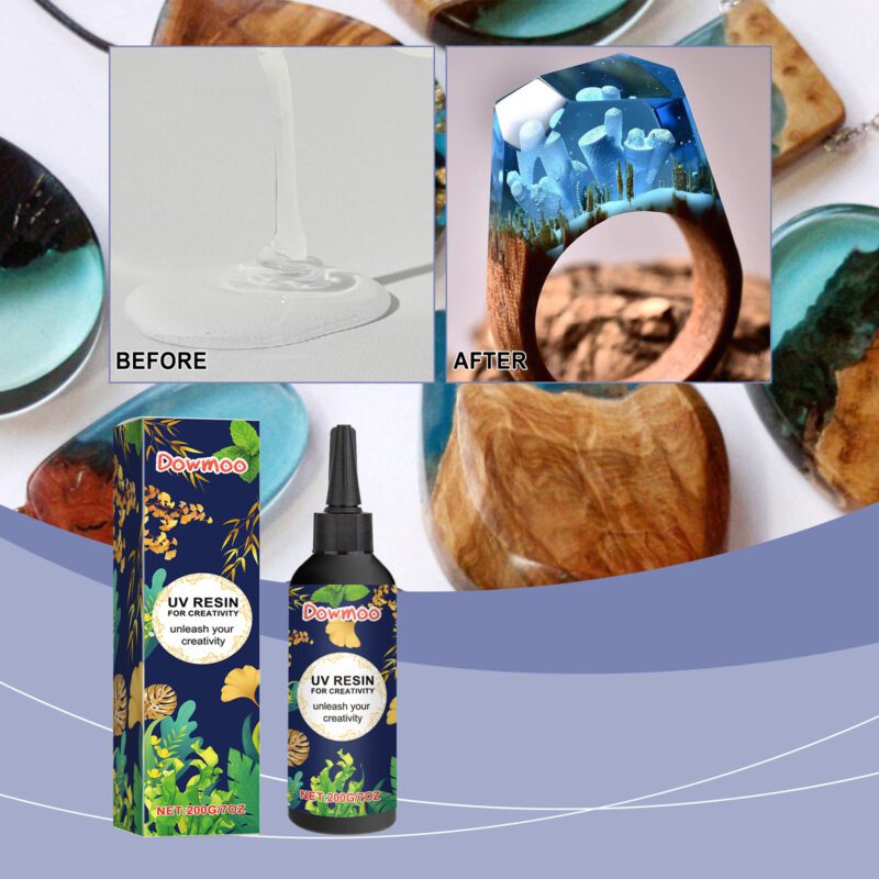 DOWMOO Multi-Purpose UV Resin Glue: Surface-Safe, Long-Lasting Household Adhesive - Image 2
