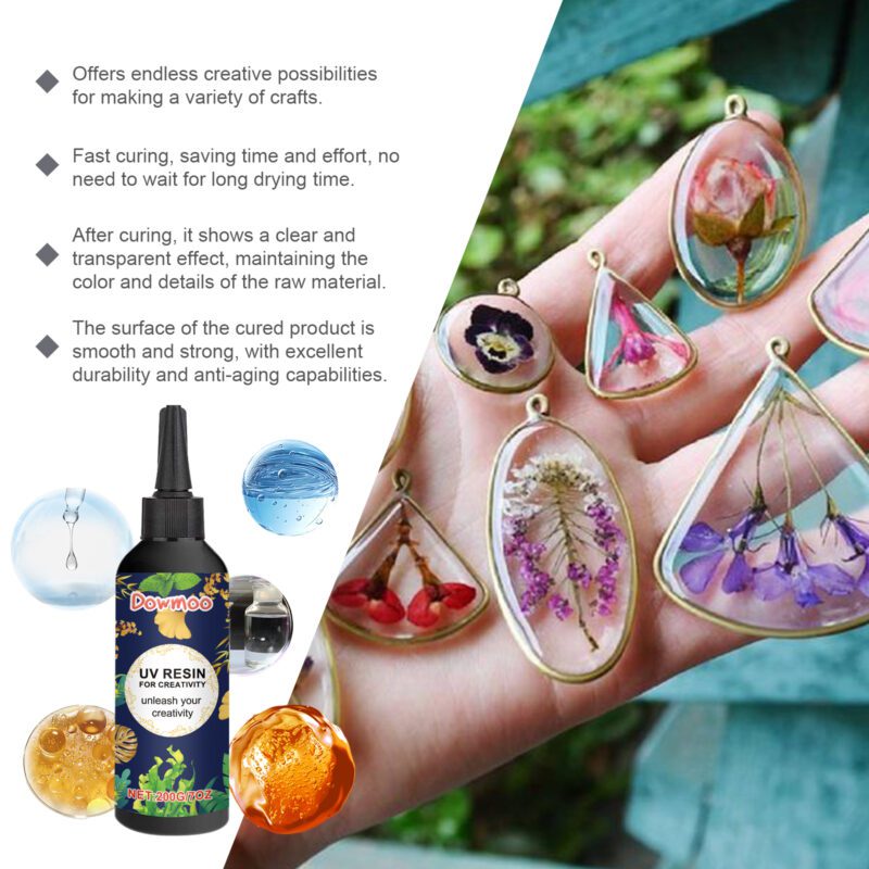 DOWMOO Multi-Purpose UV Resin Glue: Surface-Safe, Long-Lasting Household Adhesive - Image 3