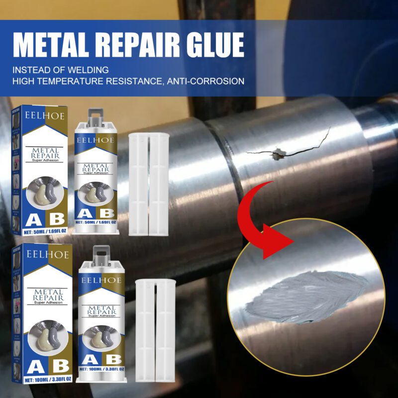 EELHOE 50ml Metal AB Casting Adhesive: Household Crack & Leak Repair, Quick-Dry, High-Temp Resistant - Image 2