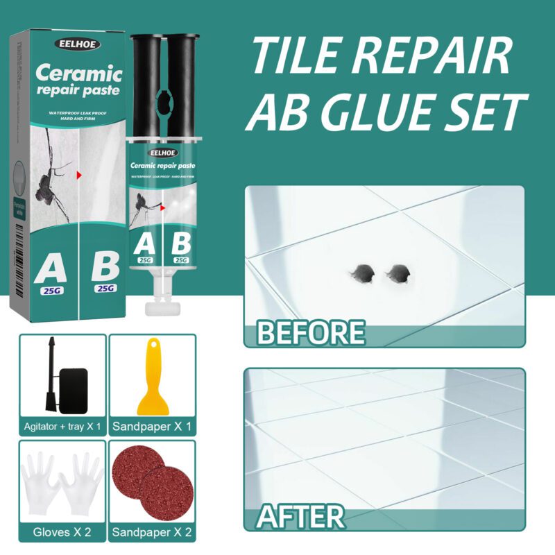 EELHOE Multi-Purpose Ceramic & Metal Tile Repair Paste – Crack Fix, Surface-Safe Adhesive - Image 5