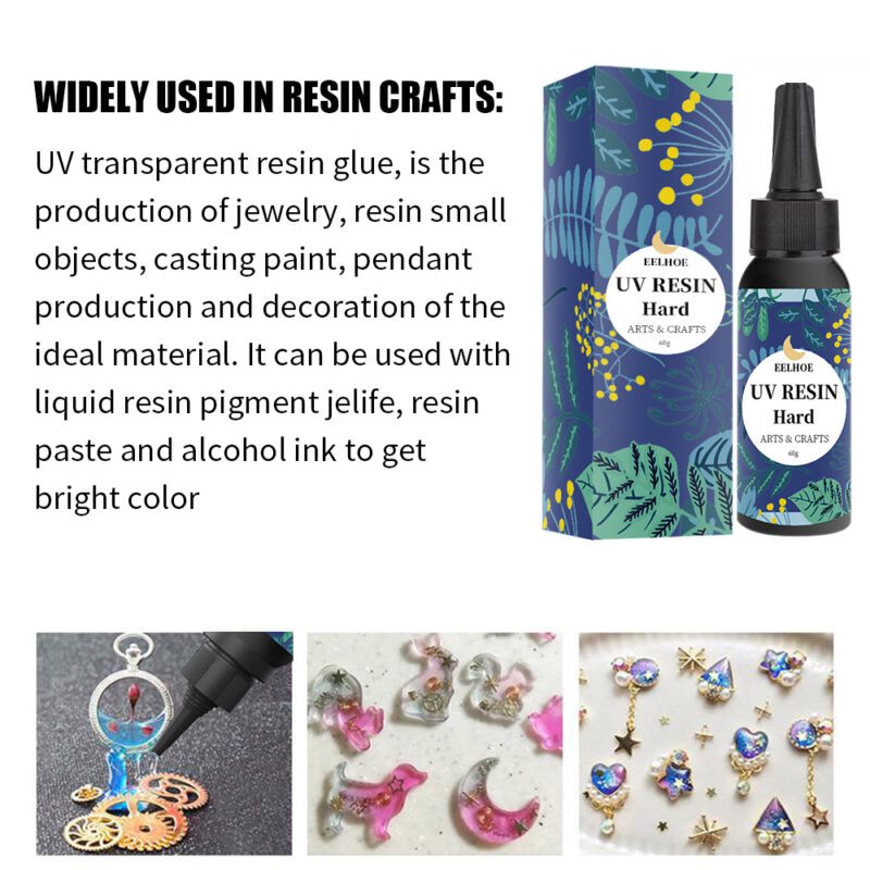 EELHOE Multi-Purpose UV Resin Glue – Surface-Safe, Long-Lasting Household Repair (100g) - Image 4