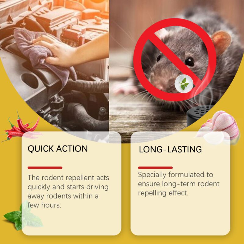 Easy-to-Use Long-Lasting Rat Repellent Pills for Home, Garden & Indoor Pest Control - Image 3