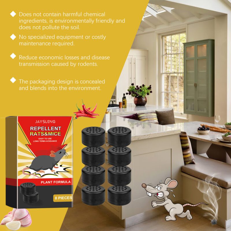 Easy-to-Use Long-Lasting Rat Repellent Pills for Home, Garden & Indoor Pest Control - Image 4