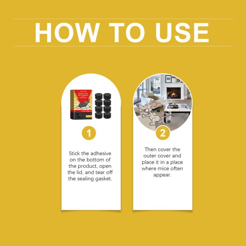 Easy-to-Use Long-Lasting Rat Repellent Pills for Home, Garden & Indoor Pest Control - Image 6