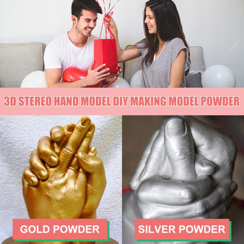 Family-Friendly DIY Hand Model Kit – Safe Plaster Mix, Easy Mold Making for Household Keepsakes - Image 3