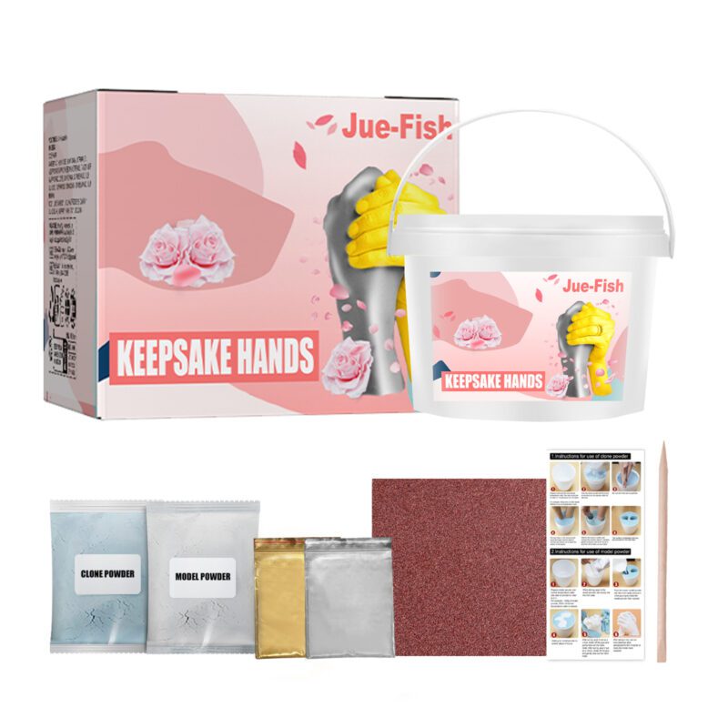 Family-Friendly DIY Hand Model Kit – Safe Plaster Mix, Easy Mold Making for Household Keepsakes