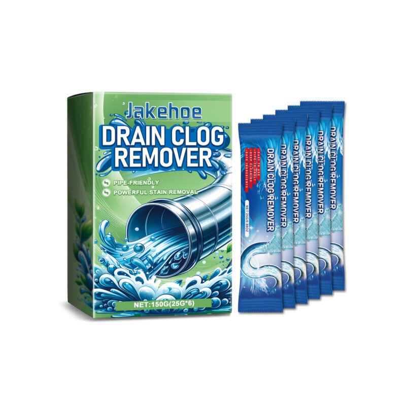 Fast-Acting Drain Cleaner Powder | Kitchen & Bathroom Pipe Unclogger, Safe & Fragrant