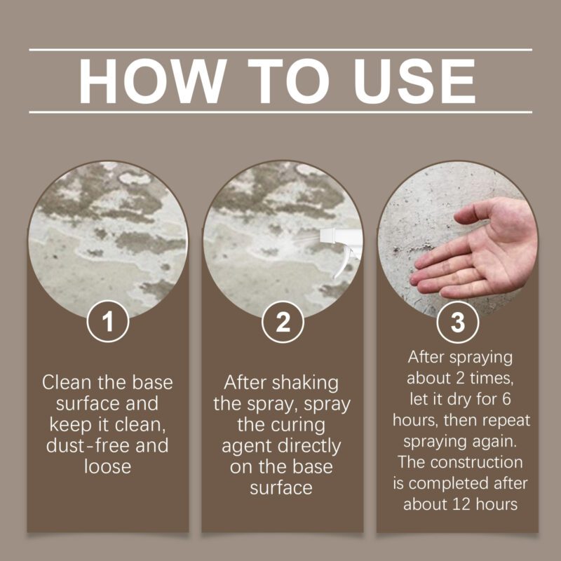 Fast-Curing Wall Peeling Fixative Spray – Interior/Exterior Wall Repair, Long-Lasting Adhesion - Image 6