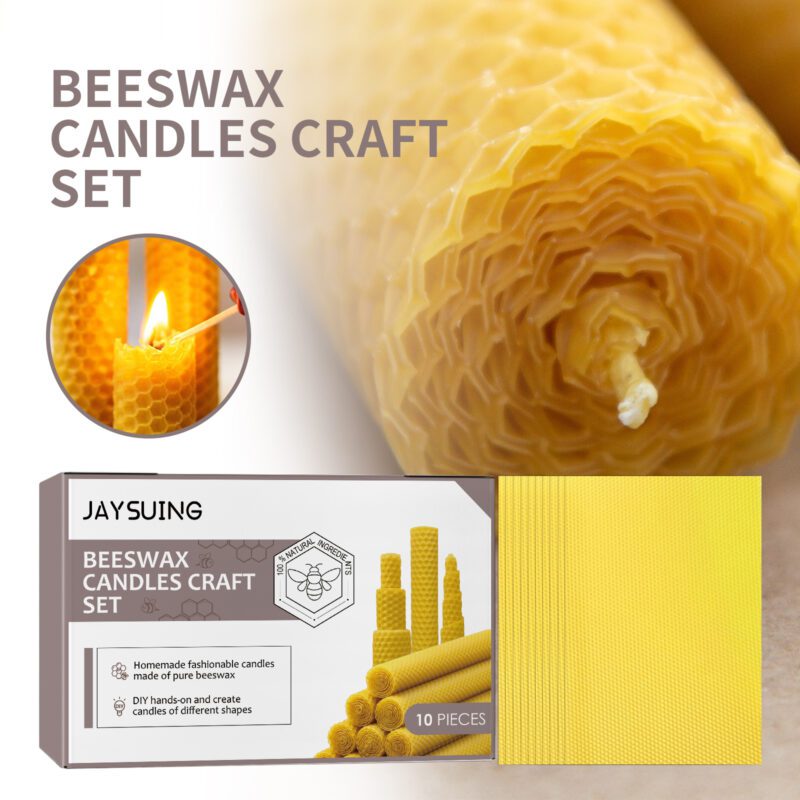 Handmade Beeswax Tablets: Multi-Purpose Household Wax for Furniture, Candles – Long-Lasting, Safe - Image 2