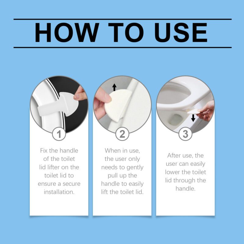 Hands-Free Toilet Flap Device | Household Toilet Cleaning, Sanitary Handle - Image 6
