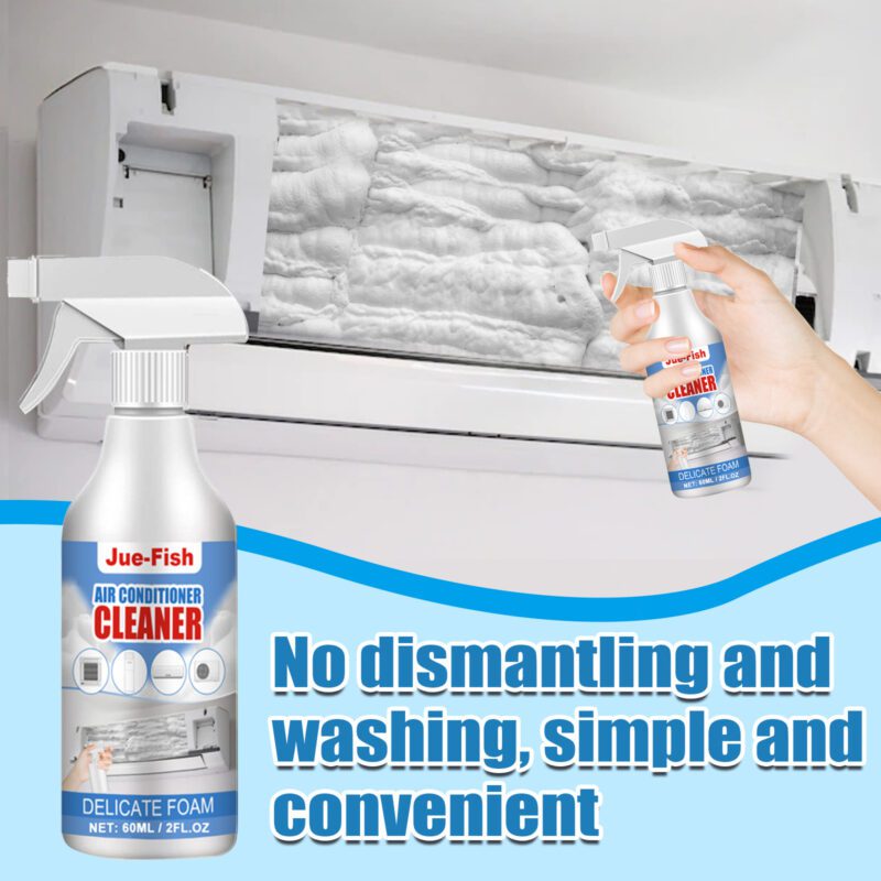 Household Air Conditioner Cleaner – Non-Dismantling, Odorless Foam Descaling, Surface-Safe - Image 3