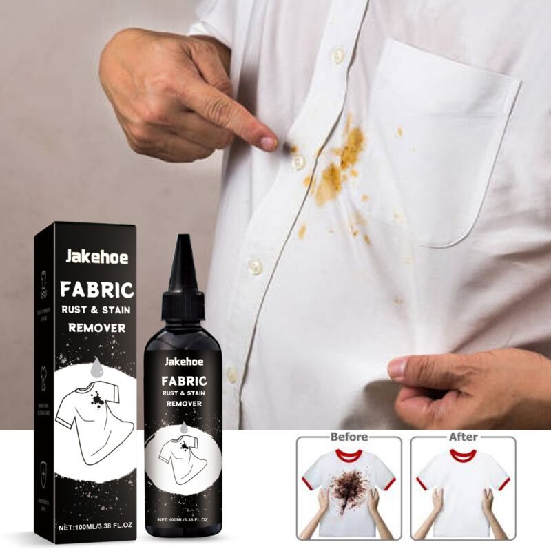 Household Fabric Stain Remover: Multi-Purpose Rust, Yellow Edge Cleaner, Color Safe - Image 2