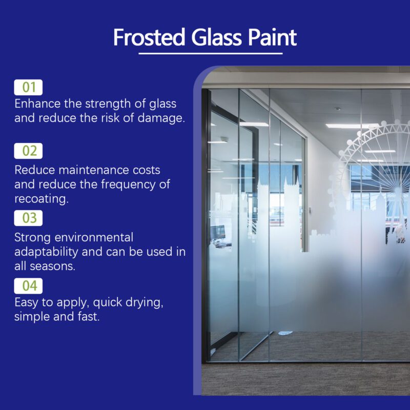 Household Frosted Glass Paint: Privacy, Light Control, Surface-Safe Coating - Image 4