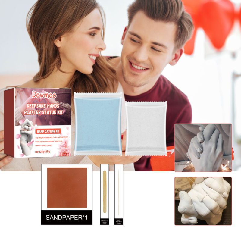 Household Hand Casting Kit: Homemade Keepsake Craft for Family Memories - Image 2