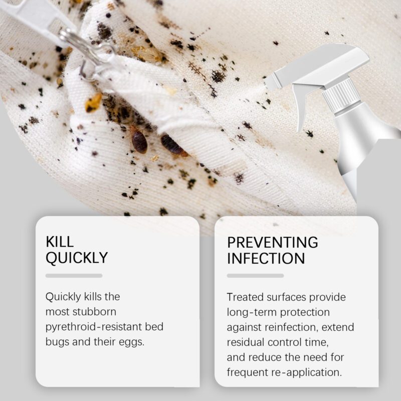 Household Insecticide Spray: Bedbug Control, Long-Lasting, Safe Surfaces - Image 2