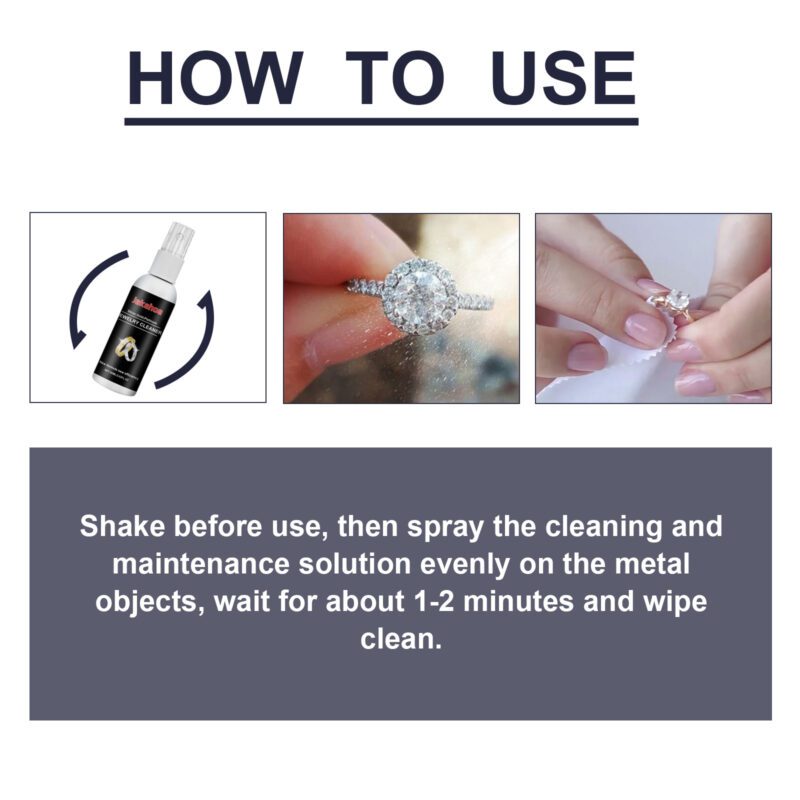 Household Jewelry Cleaner: Multi-Purpose, Long-Lasting, Safe for Gold/Silver/Diamonds - Image 6