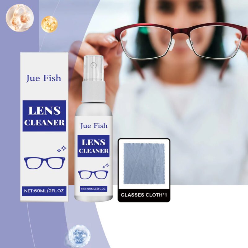 Household Lens Cleaner: Multi-Purpose Eyeglass Spray with Anti-Fog, Surface-Safe - Image 2