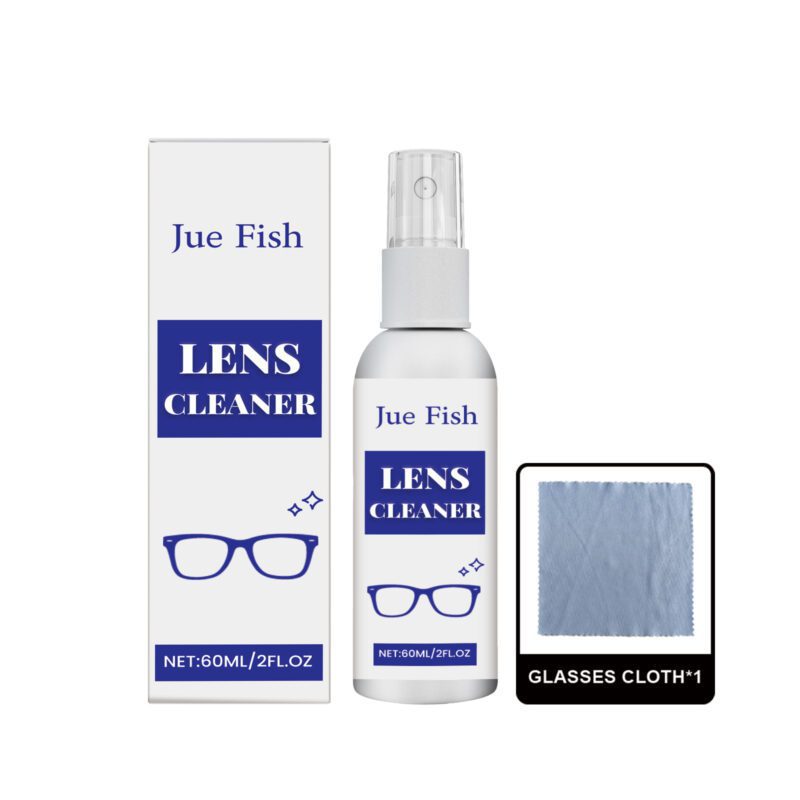 Household Lens Cleaner: Multi-Purpose Eyeglass Spray with Anti-Fog, Surface-Safe