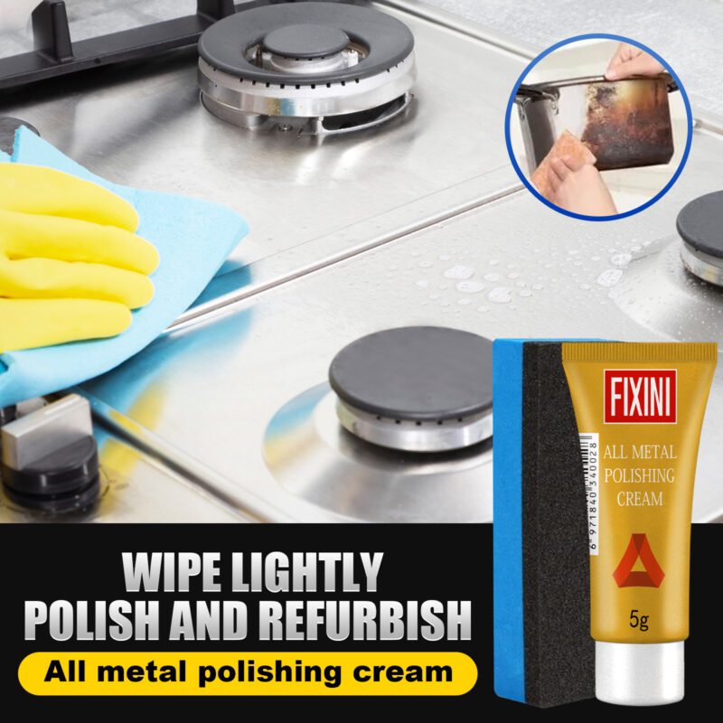 Household Metal Polish Cream: Multi-Purpose Rust Remover, Safe Surface Care - Image 2