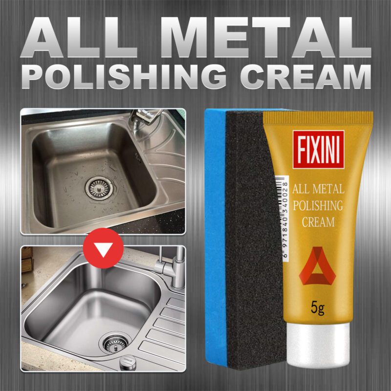 Household Metal Polish Cream: Multi-Purpose Rust Remover, Safe Surface Care - Image 3