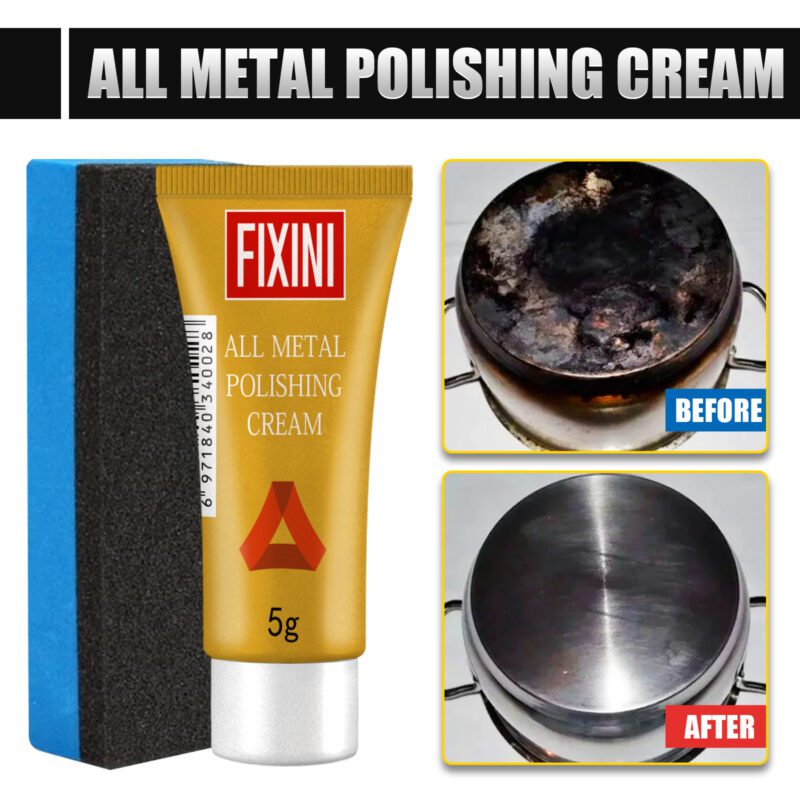 Household Metal Polish Cream: Multi-Purpose Rust Remover, Safe Surface Care - Image 4