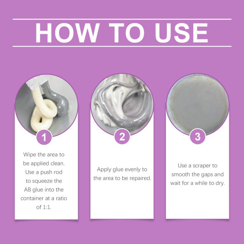 Household Metal Repair Adhesive: Waterproof Crack Sealant, Long-Lasting Surface-Safe - Image 6