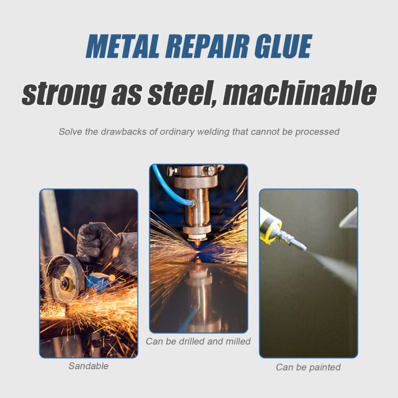 Household Metal Repair Adhesive – Strong, Long-Lasting, Surface-Safe (100ml) - Image 3