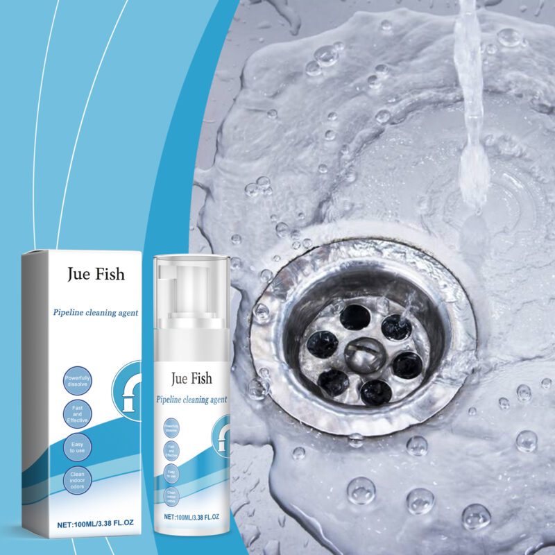 Household Pipe Cleaning Foam Spray - Multi-Purpose Kitchen Bathroom Drain Unclogger, Long-Lasting - Image 2
