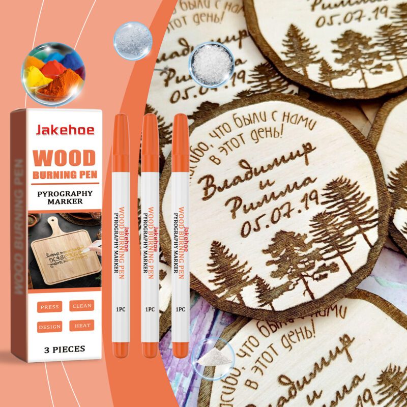 Household Pyrograph Pen: Wood Burning Tool for Furniture Craft, Long-Lasting, Surface-Safe - Image 2