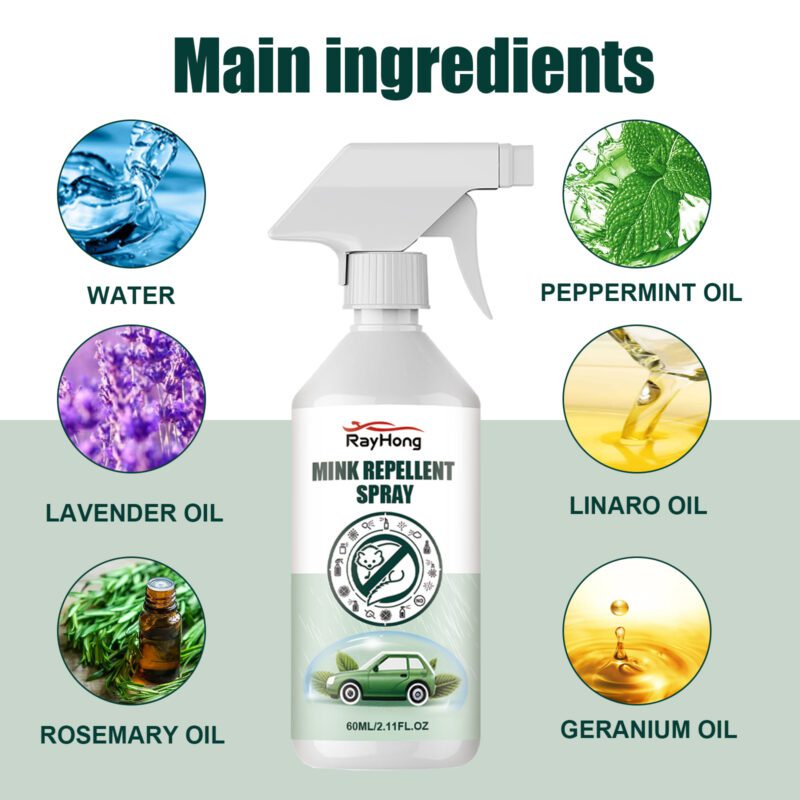 Household Rodent Repellent Spray – Multi-Purpose, Long-Lasting, Surface-Safe - Image 5