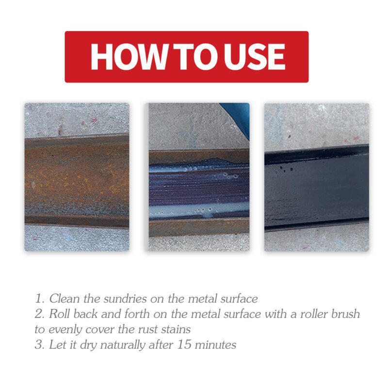 Household Rust Remover Brush: Multi-Purpose Metal Coating Primer for Anti-Corrosion & Long-Lasting Protection - Image 2