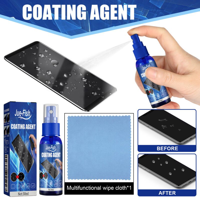 Household Screen Cleaner: Anti-Scratch, Long-Lasting Glass Hydrophobic Coating Solution - Image 2