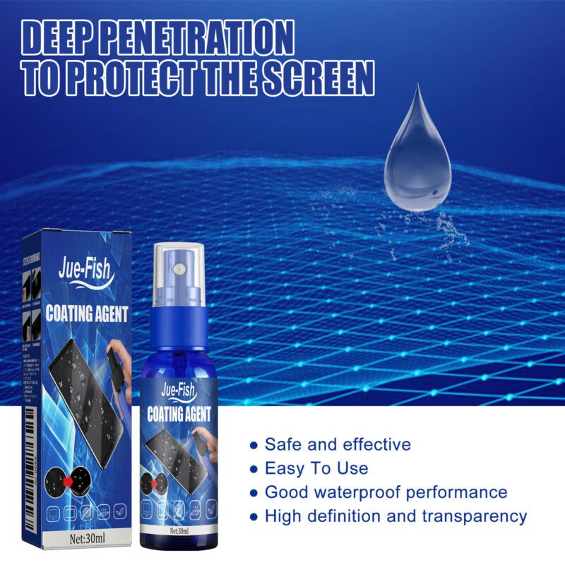 Household Screen Cleaner: Anti-Scratch, Long-Lasting Glass Hydrophobic Coating Solution - Image 4