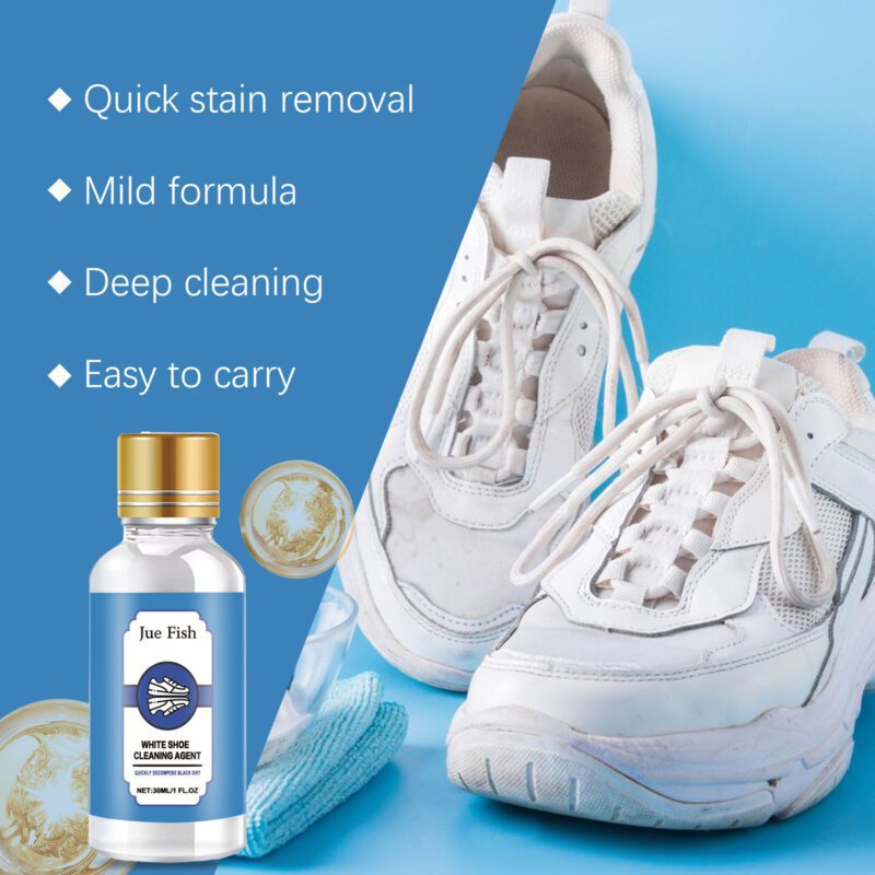 Household Shoe Cleaner - White Shoe Whitener, Long-Lasting Stain Removal, Surface-Safe - Image 4