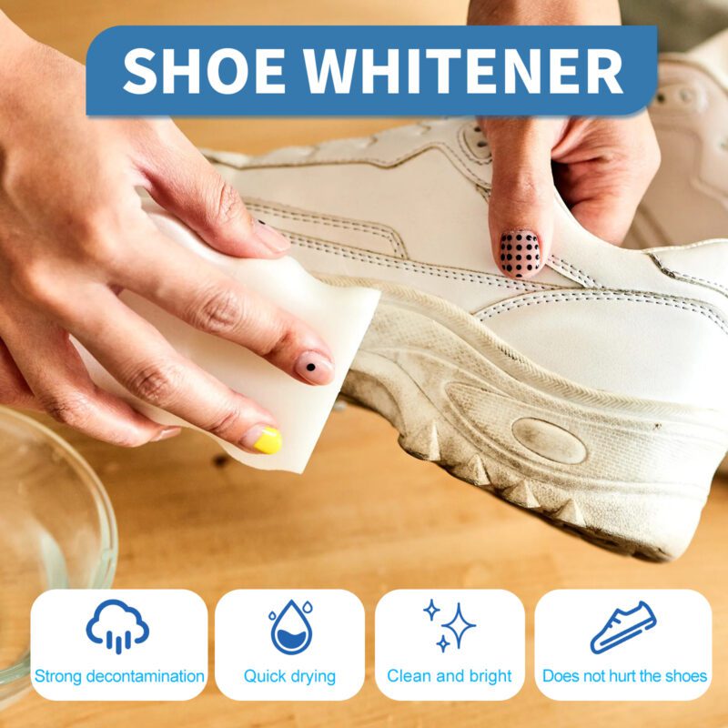 Household Shoe Cleaner: White Shoe Whitener, Long-Lasting Stain Removal, Surface-Safe - Image 4