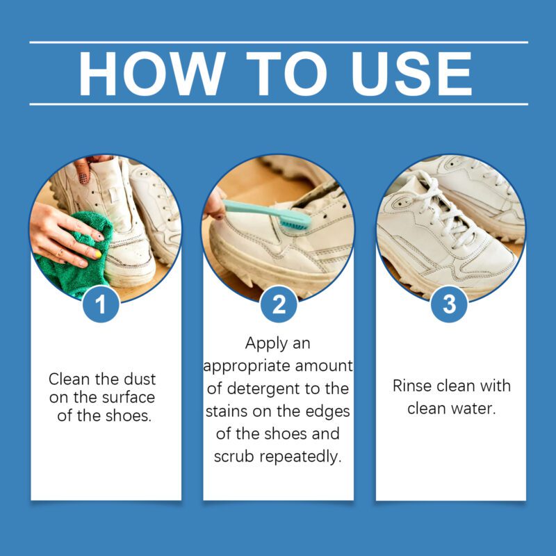 Household Shoe Cleaner - White Shoe Whitener, Long-Lasting Stain Removal, Surface-Safe - Image 6