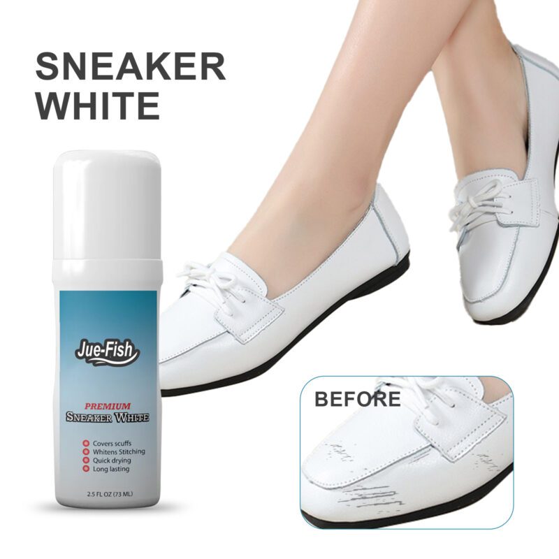 Household Shoe Cleaner: White Shoe Whitener, Long-Lasting Stain Removal, Surface-Safe