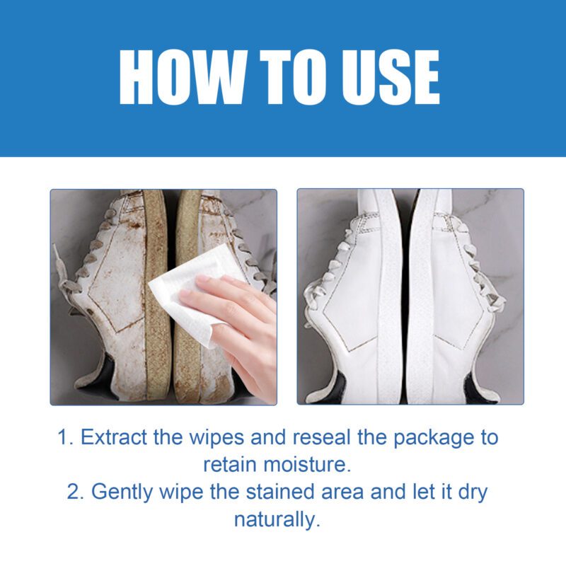 Household Shoe Cleaning Wipes: Safe, Portable, Multi-Purpose Surface Care - Image 5