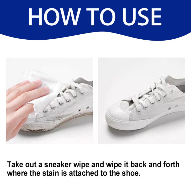 Household Shoe Wipes (40pcs) - Multi-Purpose, Long-Lasting, Surface-Safe Stain Remover - Image 6
