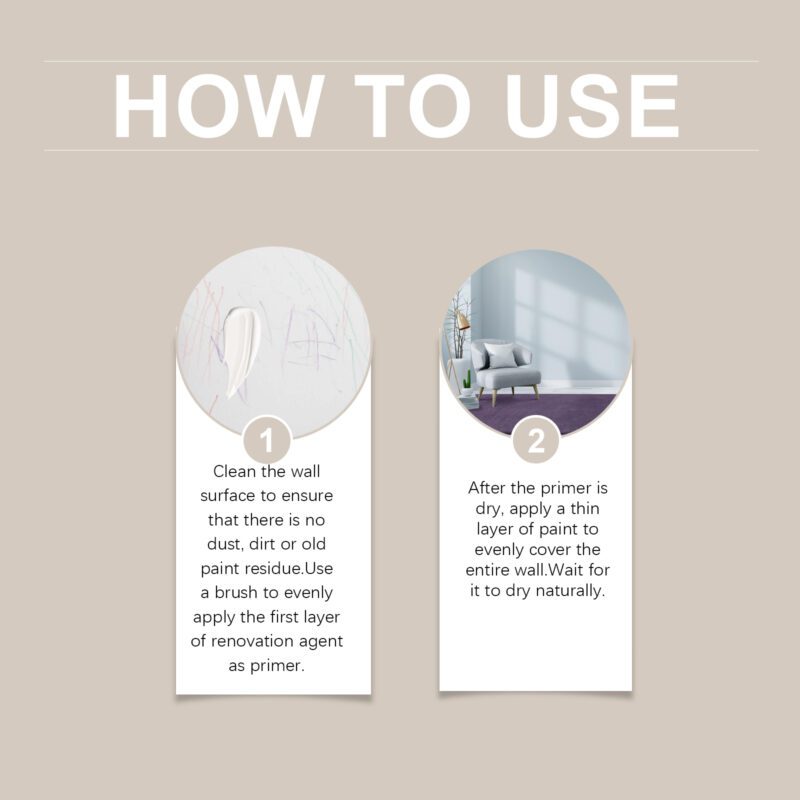 Household Wall Cleaner: Stain-Covering Paint, Long-Lasting Wall Retreader - Image 6