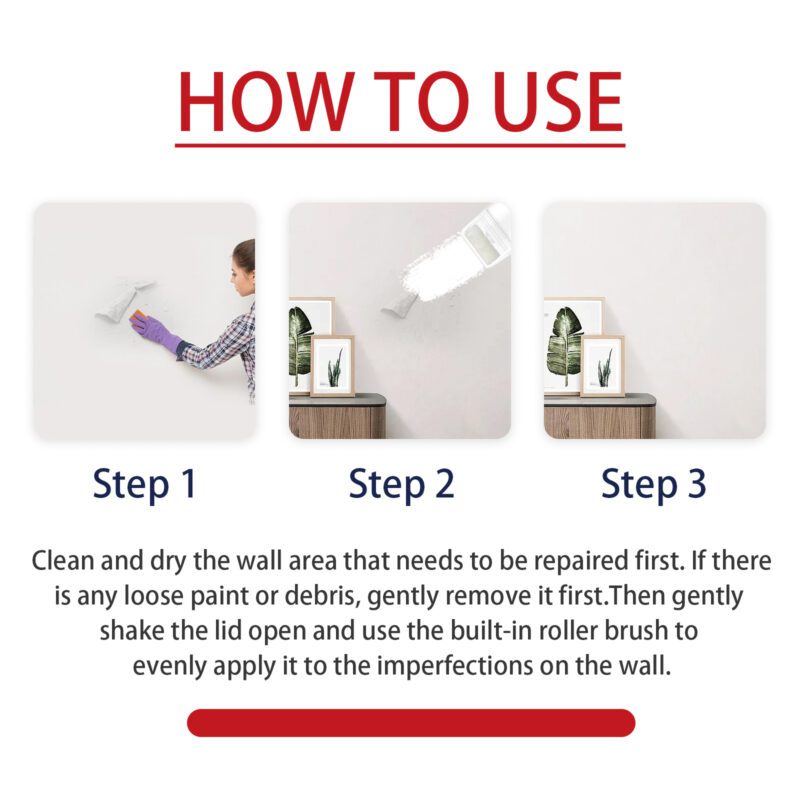 Household Wall Repair Compound: Waterproof, Mildew-Resistant Crack & Nail Eye Filler - Image 6
